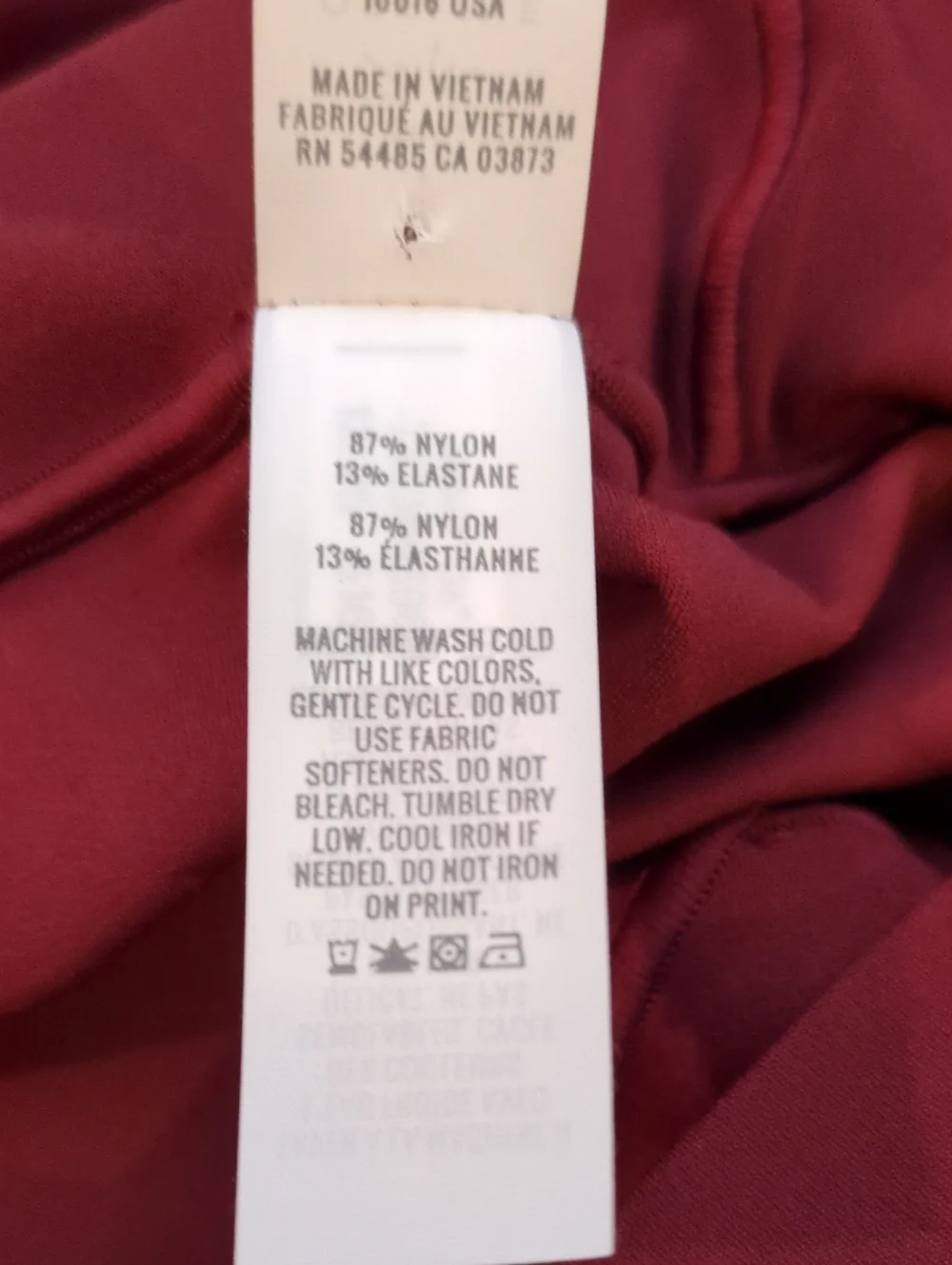 Offline by aerie Real Me Bike Shorts in Raisin Red, 3